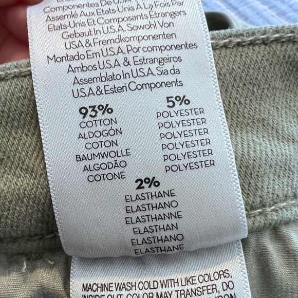 MOTHER Olive Green Pants size 28 - Picture 6 of 6